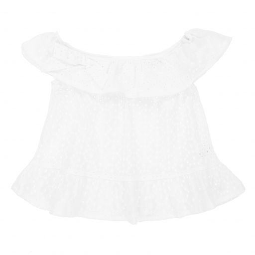 Dr. Kid-White Broderie Anglaise Blouse | Childrensalon Outlet