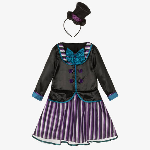 Dress Up by Design-Girls Purple & Black Mad Hatter Costume | Childrensalon Outlet