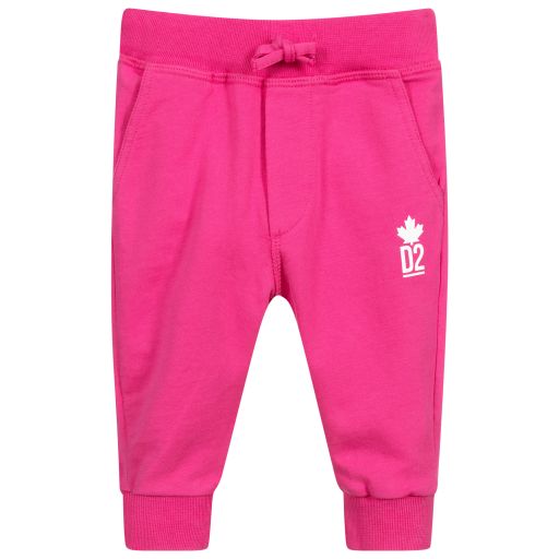 Dsquared2-Baby Girls Pink Joggers | Childrensalon Outlet