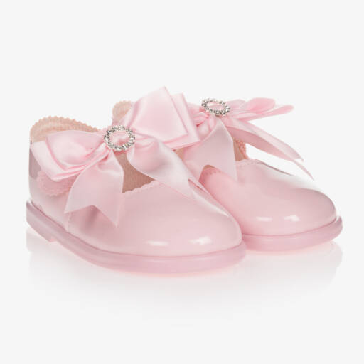 Early Days-Girls Pink Patent First Walker Shoes | Childrensalon Outlet
