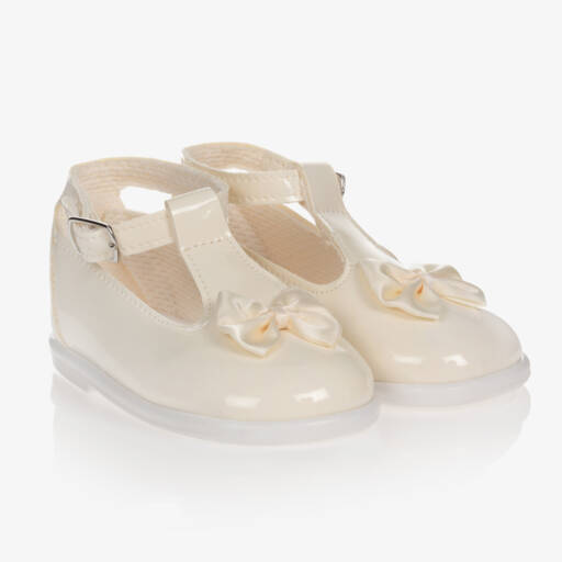 Early Days-Ivory First-Walker Shoes | Childrensalon Outlet