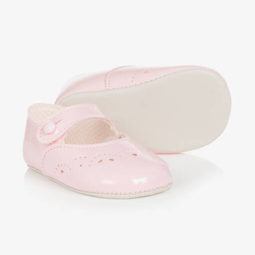 Early Days-Pink Patent Pre-Walker Shoes | Childrensalon Outlet
