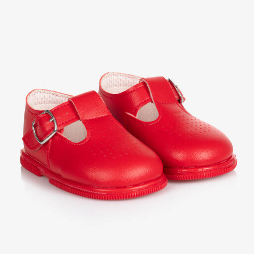 Early Days-Red First Walker Shoes | Childrensalon Outlet