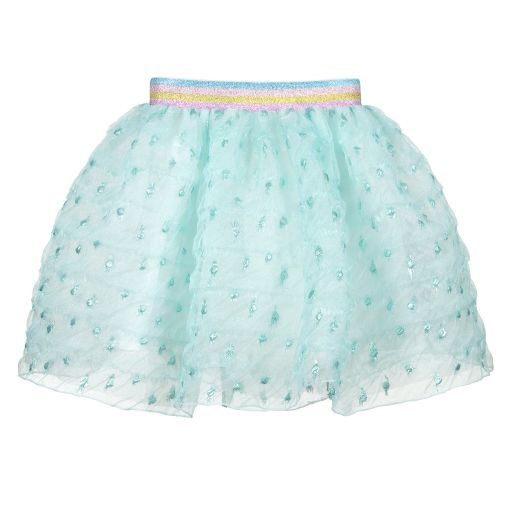 EIRENE-Blue Organza Tutu Skirt | Childrensalon Outlet