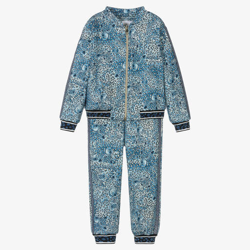 EIRENE-Girls Blue Liberty Tracksuit | Childrensalon Outlet