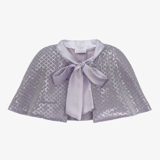EIRENE-Фиолетовый кейп с пайетками для девочек | Childrensalon Outlet