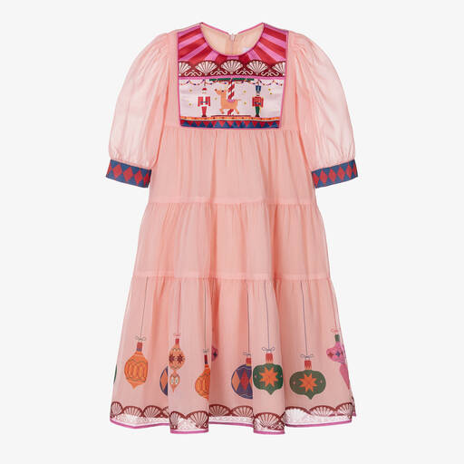 EIRENE-Schimmerndes, festliches Kleid in Rosa für Mädchen | Childrensalon Outlet