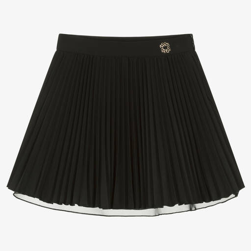 Elie Saab-Girls Black Pleated Skirt | Childrensalon Outlet