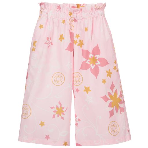 Elie Saab-Girls Pink Floral Culottes | Childrensalon Outlet