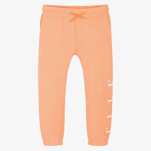 Elle-Girls Orange Cotton Joggers | Childrensalon Outlet