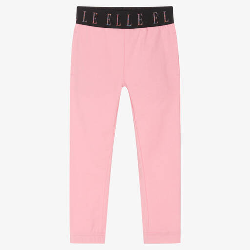 Elle-Girls Pink Cotton Leggings | Childrensalon Outlet