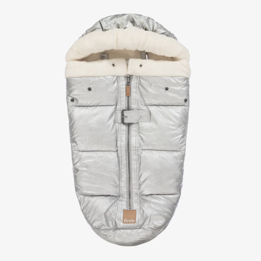 Elodie-Boys Cozy Silver Sheen Footmuff | Childrensalon Outlet