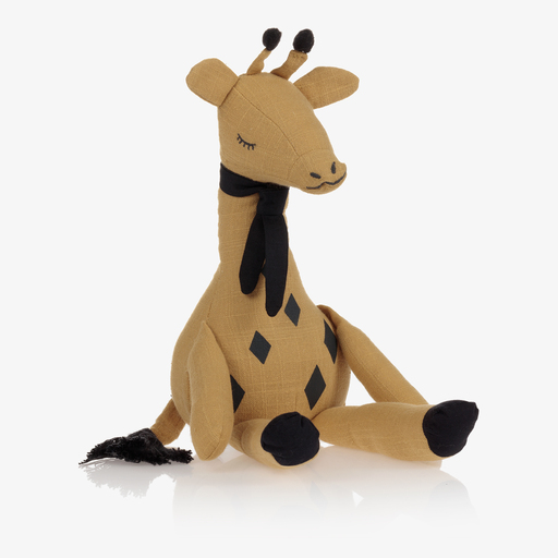 Elodie-Yellow Giraffe Soft Toy (30cm) | Childrensalon Outlet