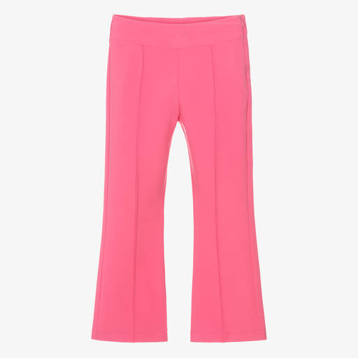 Elsy-Girls Bright Pink Flared Trousers | Childrensalon Outlet