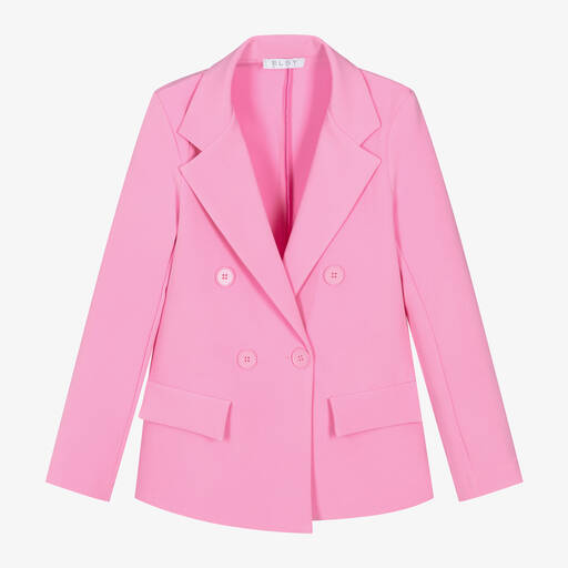 Elsy-Girls Pink Crêpe Blazer | Childrensalon Outlet