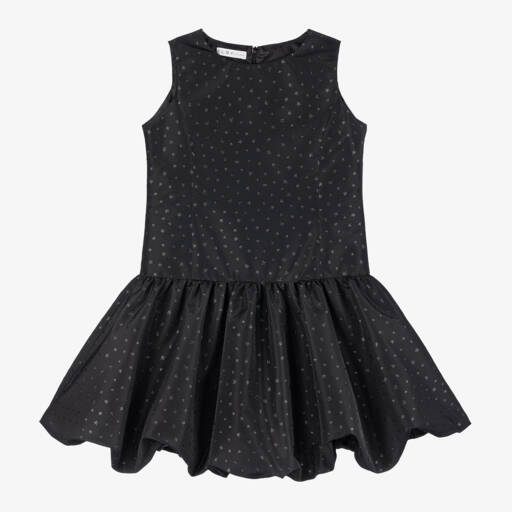 Elsy-Girls Sparkling Black Star Dress | Childrensalon Outlet