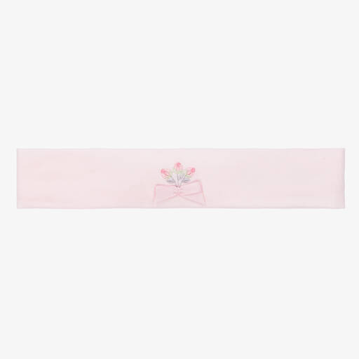 Emile et Rose-Rosa Baby-Stirnband mit Blumen | Childrensalon Outlet