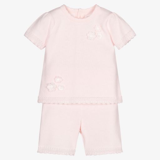 Emile et Rose-Rosa Baumwoll-Strickshorts im Set | Childrensalon Outlet