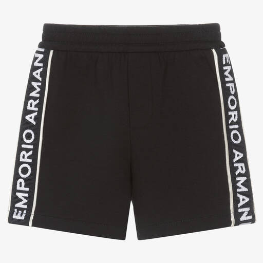 Emporio Armani-Navyblaue Baby-Jersey-Shorts (J) | Childrensalon Outlet