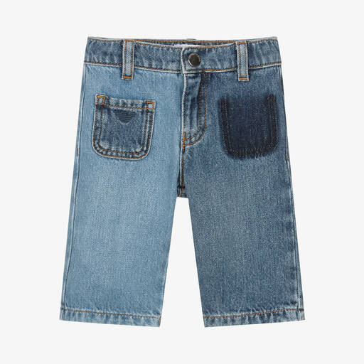 Emporio Armani-Blaue Denim-Jeans für Babys | Childrensalon Outlet