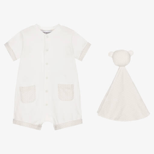 Emporio Armani-Baby Shortie & Doudou Gift Set | Childrensalon Outlet