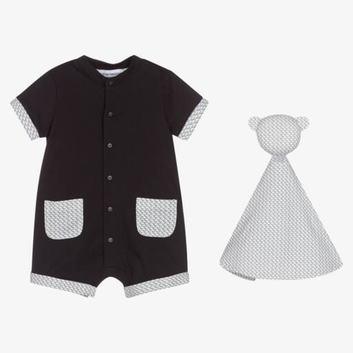 Emporio Armani-Baby Shortie & Doudou Gift Set | Childrensalon Outlet