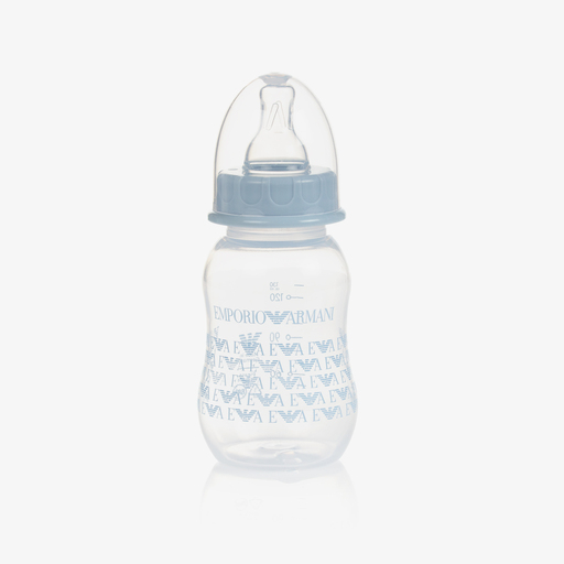 Emporio Armani-زجاجة رضاعة لون أزرق للمواليد (130 مل) | Childrensalon Outlet