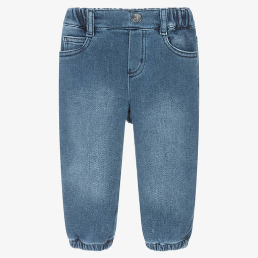 Emporio Armani-Blaue Jeans aus Stretch-Denim | Childrensalon Outlet