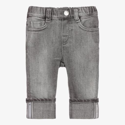Emporio Armani-Graue Denim-Jeans für Jungen | Childrensalon Outlet