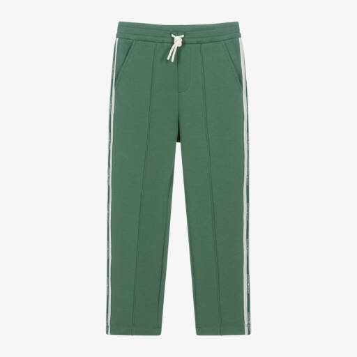 Emporio Armani-Спортивные брюки изумрудные для мальчиков | Childrensalon Outlet