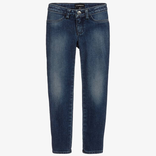 Emporio Armani-Jean bleu fille | Childrensalon Outlet