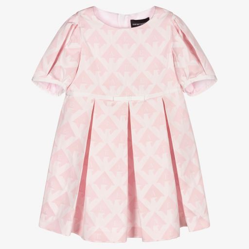 Emporio Armani-Розовое платье для девочек | Childrensalon Outlet