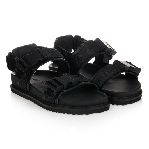 Emporio Armani-Черные сандалии для подростков | Childrensalon Outlet