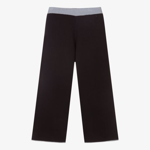 Emporio Armani-Teen Blue Wide Leg Trousers | Childrensalon Outlet