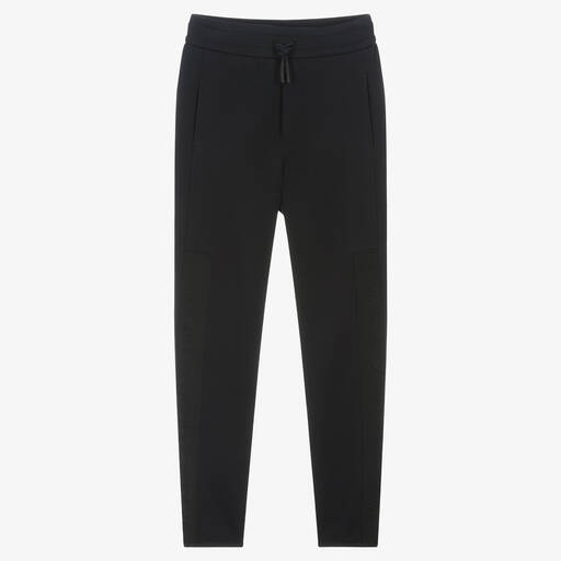 Emporio Armani-جوغرز قطن جيرسي لون كحلي تينز ولادي | Childrensalon Outlet