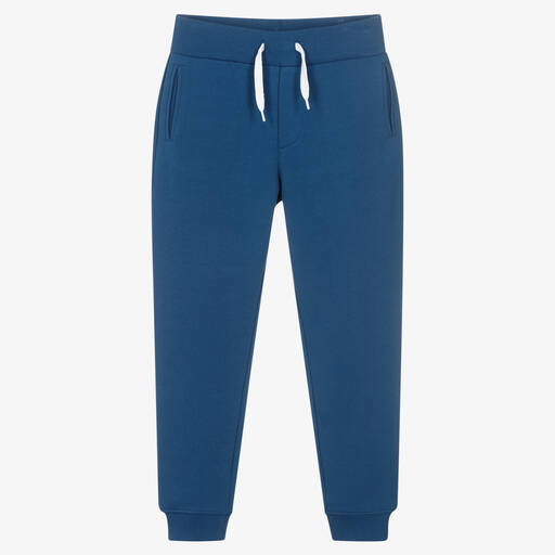 Emporio Armani-Teen Boys Blue Earctic Joggers | Childrensalon Outlet
