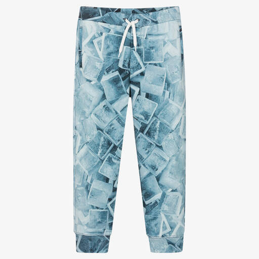 Emporio Armani-Синие джоггеры с кубиками льда | Childrensalon Outlet