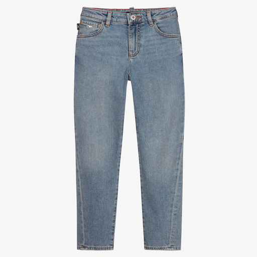 Emporio Armani-Голубые джинсы для мальчиков-подростков | Childrensalon Outlet