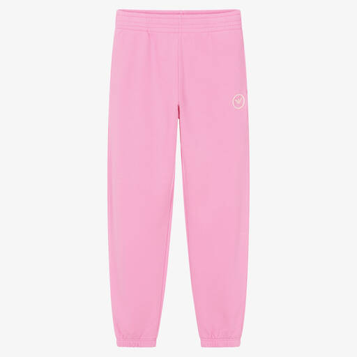 Emporio Armani-Teen Girls Pink Joggers | Childrensalon Outlet