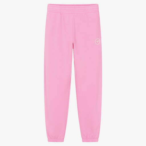 Emporio Armani-Rosa Teen Jogginghose mit Adler | Childrensalon Outlet