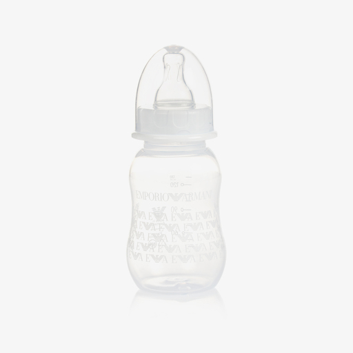 Emporio Armani-زجاجة رضاعة لون أبيض للأطفال (130مل) | Childrensalon Outlet
