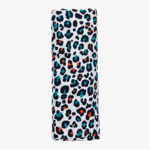 Etta Loves-Black Organic Cotton Swaddle (120cm) | Childrensalon Outlet