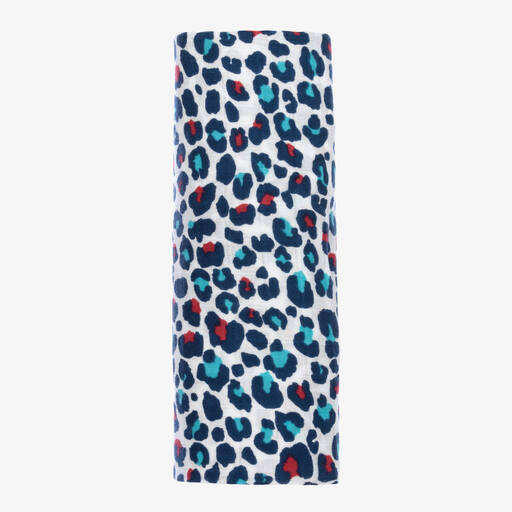 Etta Loves-Navy Blue Organic Cotton Swaddle (120cm) | Childrensalon Outlet