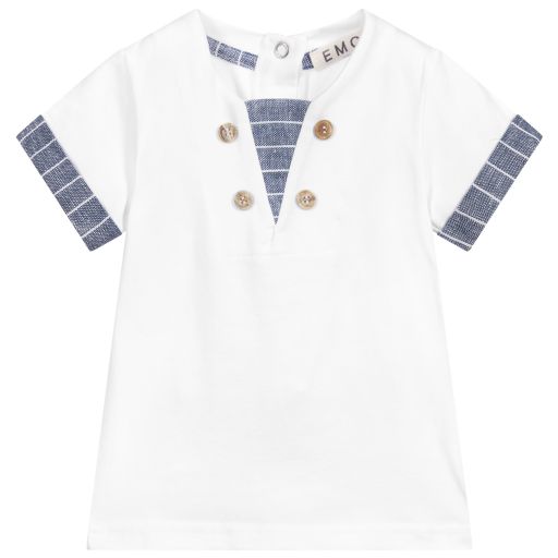 Everything Must Change-Baby Boys White T-Shirt | Childrensalon Outlet