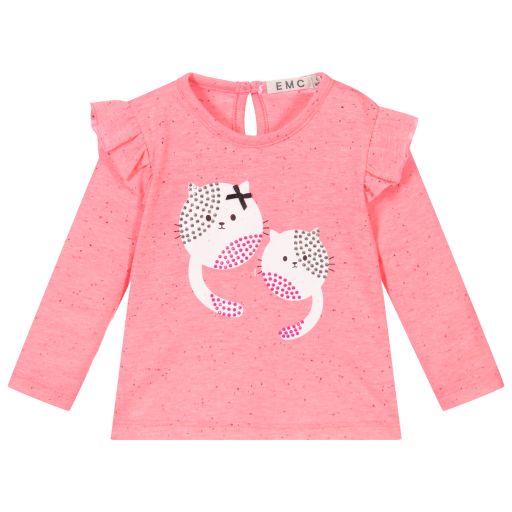 Everything Must Change-Baby Girls Pink Cotton Top | Childrensalon Outlet