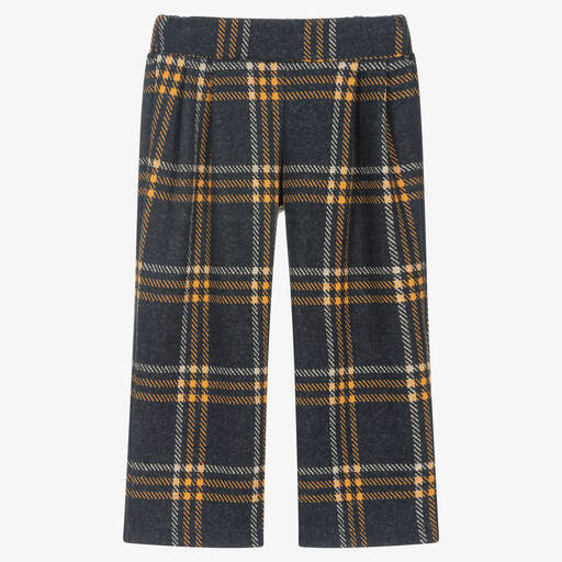 Everything Must Change-Blue Check Jersey Trousers | Childrensalon Outlet
