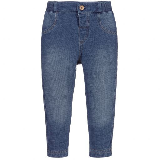 Everything Must Change-Blue Cotton Jersey Trousers | Childrensalon Outlet