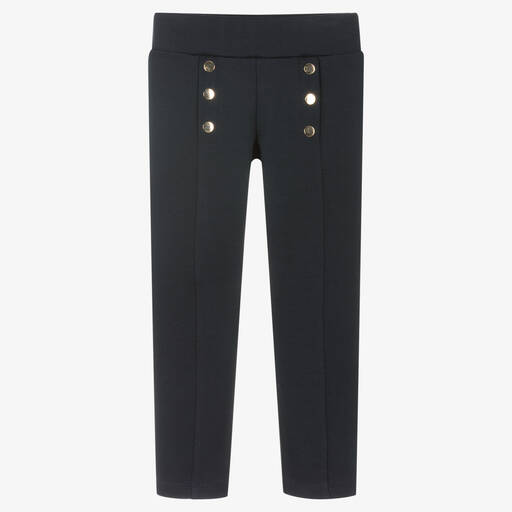 Everything Must Change-Blue Milano Jersey Trousers | Childrensalon Outlet