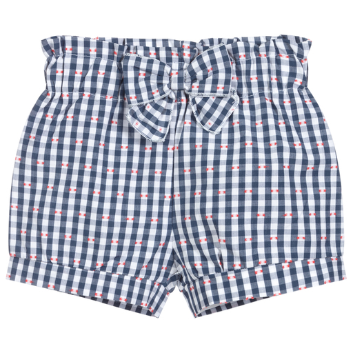 Everything Must Change-Blue & White Check Shorts | Childrensalon Outlet