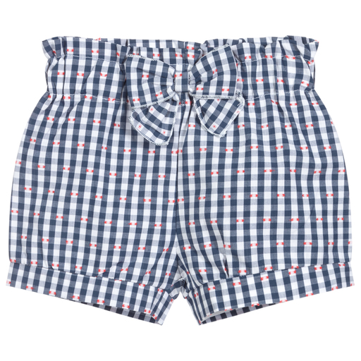 Everything Must Change-Blue & White Check Shorts | Childrensalon Outlet